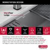 32&rdquo; Granite Composite Workstation Kitchen Sink Undermount Single Bowl with WorkFlow&trade; Ledge and Accessories in Dark Grey