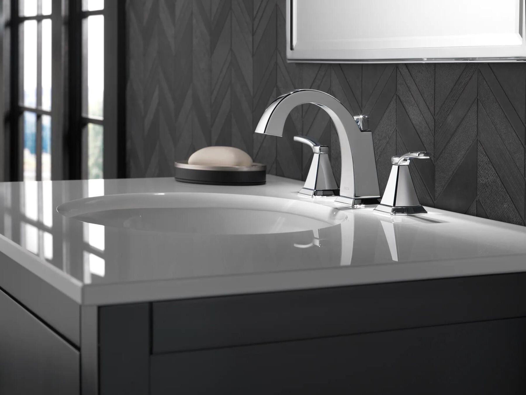 Two Handle Widespread Bathroom Faucet