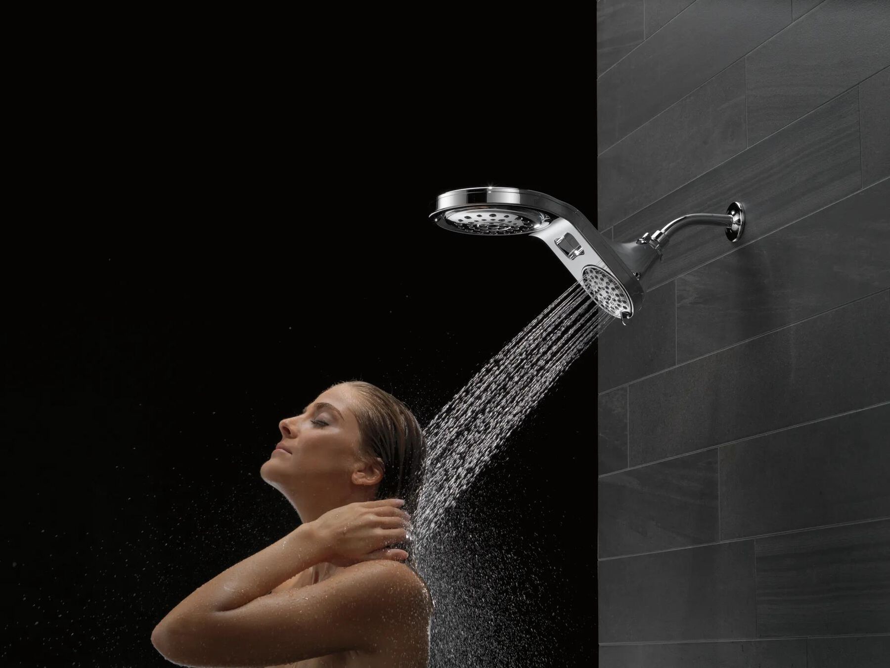 HydroRain 5-Setting Shower Head