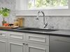 Single Handle Pull-Down Kitchen Faucet with Soap Dispenser