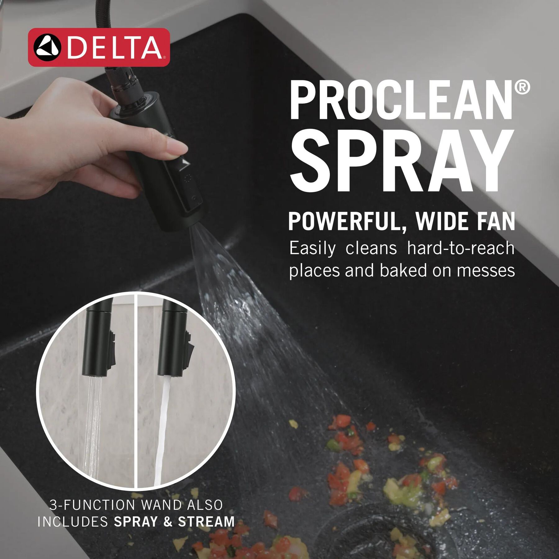 Touch2O&reg; with Touchless Technology Single Handle Pull-Down Kitchen Faucet