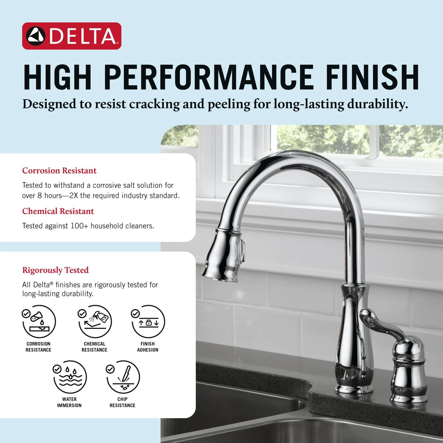Single Handle Pull-Down Kitchen Faucet