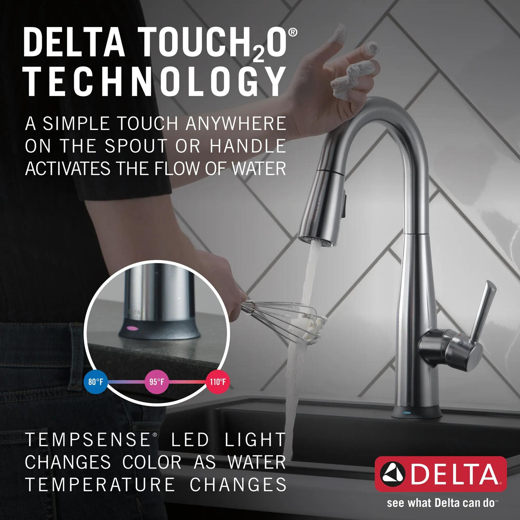 Touch2O Pull-Down Prep Faucet  (Recertified)