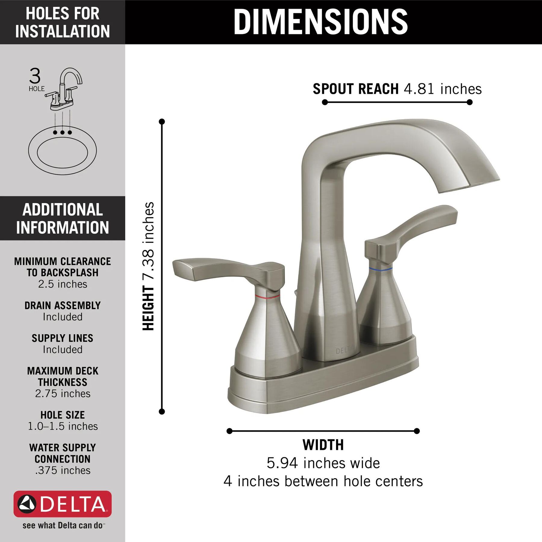 Centerset Faucet