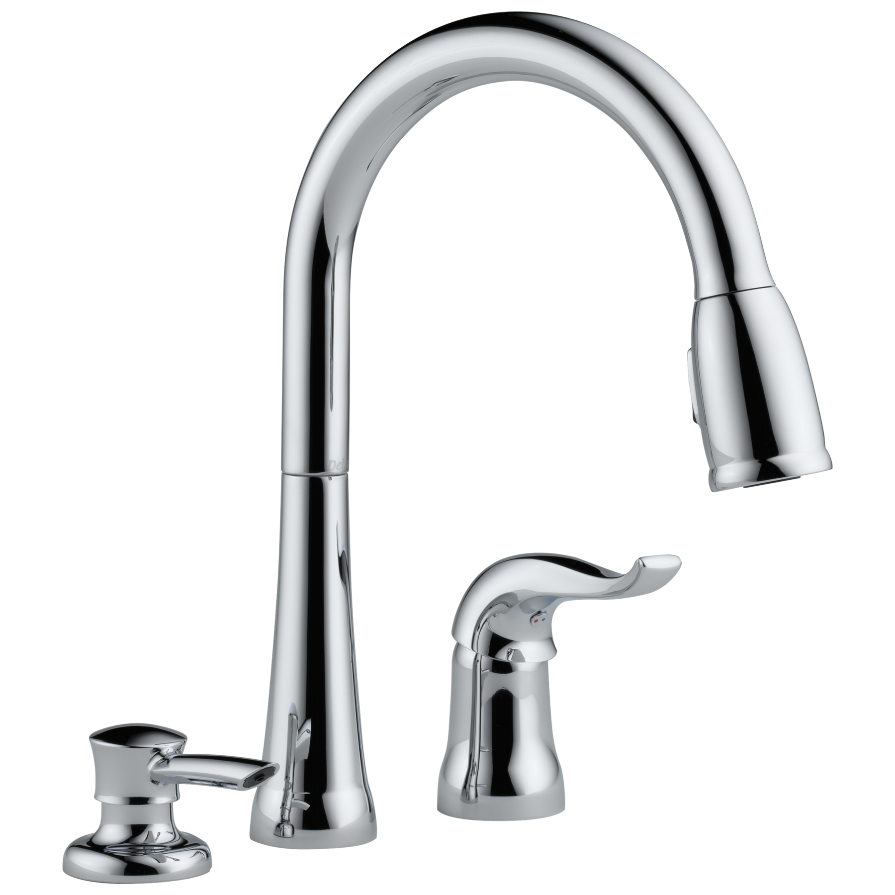 Pull-Down Kitchen Faucet w/Soap (Recertified)
