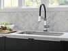 Single Handle Exposed Hose Kitchen Faucet with Touch<sub>2</sub>O Technology