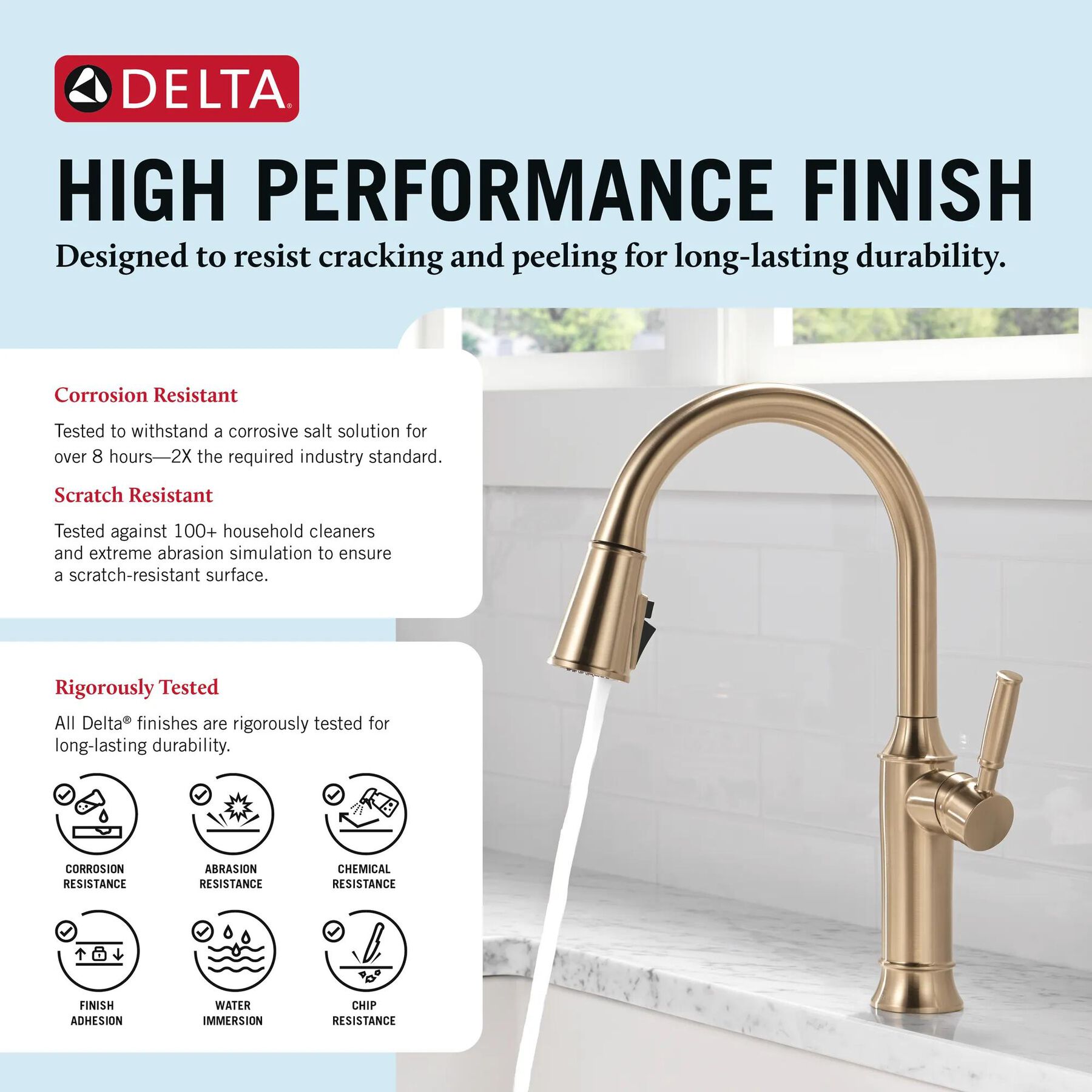 Single Handle Pull-Down Kitchen Faucet