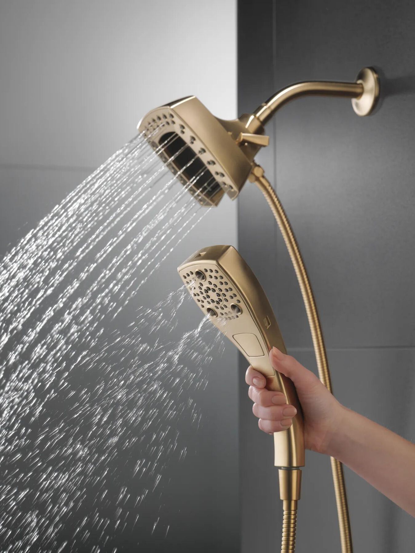 H<sub>2</sub>Okinetic&reg; In2ition&reg; 5-Setting Two-in-One Shower (Recertified)
