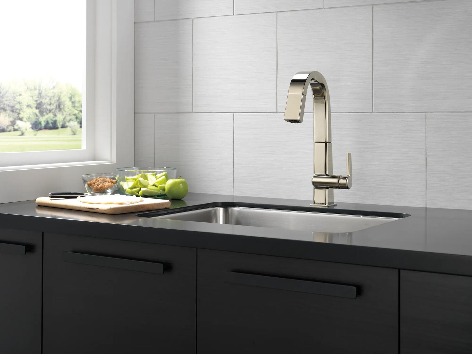 Single Handle Pull Down Bar/Prep Faucet
