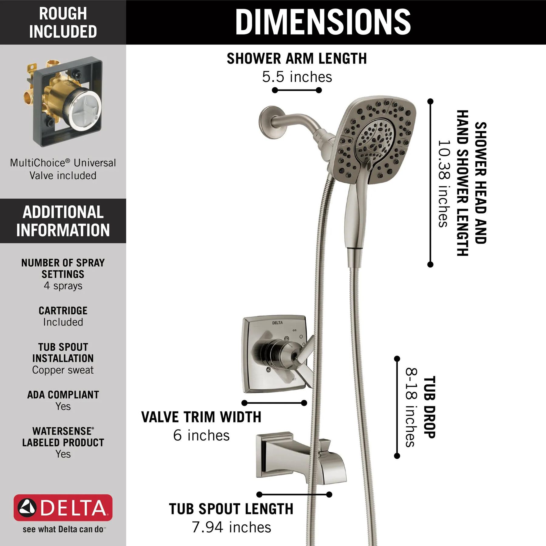 Shower Trim with Rough Bundle