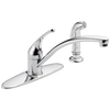 Single Handle Kitchen Faucet with Spray