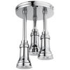 H<sub>2</sub>Okinetic&reg; Pendant Raincan Shower Head with LED Light
