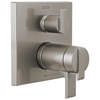Angular Modern TempAssure&reg; 17T Series Valve Trim with 3-Setting Integrated Diverter