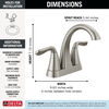 Two Handle Centerset Bathroom Faucet