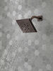 H<sub>2</sub>Okinetic&reg; 5-Setting Angular Modern Raincan Shower Head