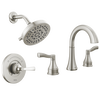 Widespread Lavatory Faucet with 14 Series Shower Trim and Rough Bundle