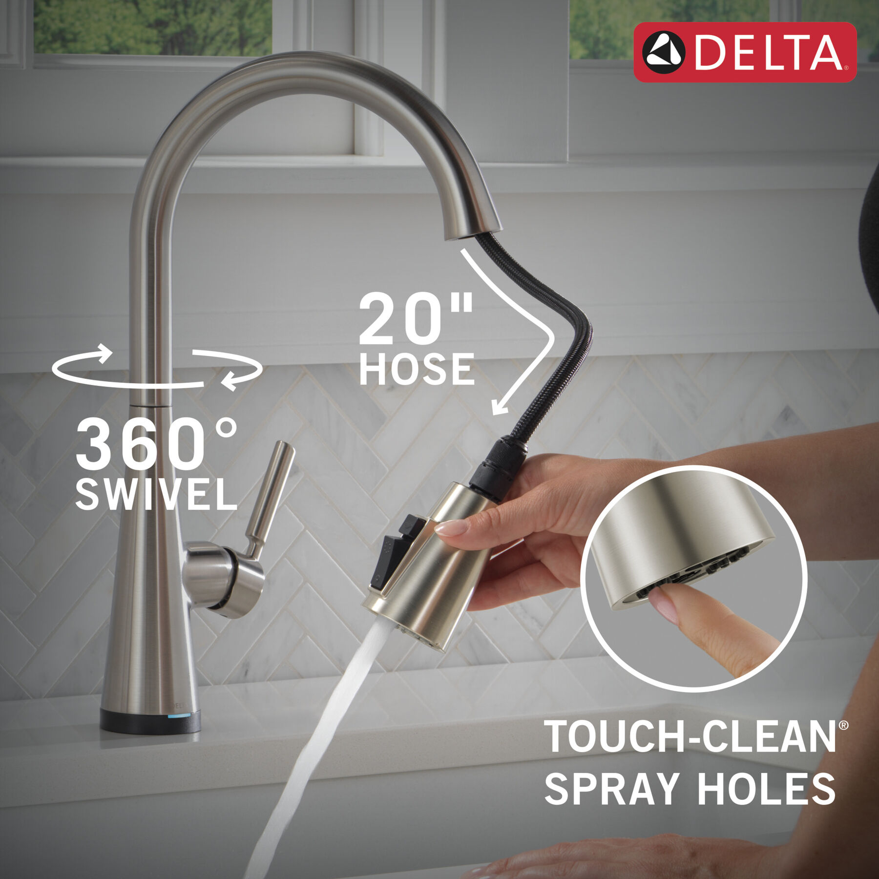 Touch2O Pull-Down Kitchen (Recertified)