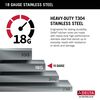 30&rdquo; Stainless Steel Workstation Kitchen Sink Drop-In Undermount Single Bowl with WorkFlow&trade; Ledge and Accessories