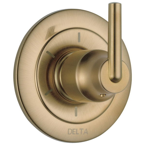 6-Setting 3-Port Diverter Trim (Recertified) in Champagne Bronze