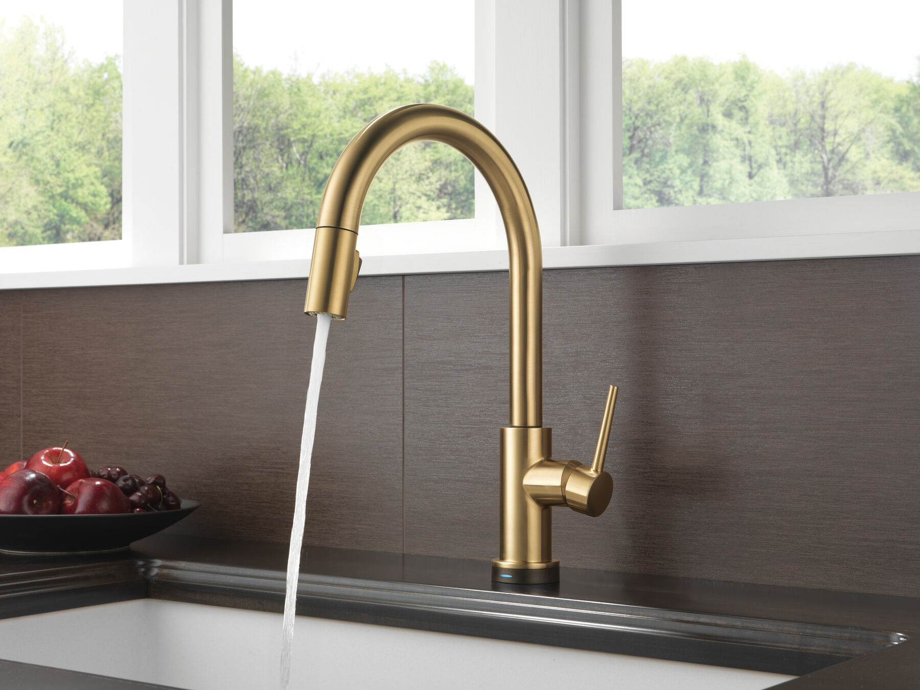 Single Handle Pull-Down Kitchen Faucet with Touch<sub>2</sub>O&reg; Technology