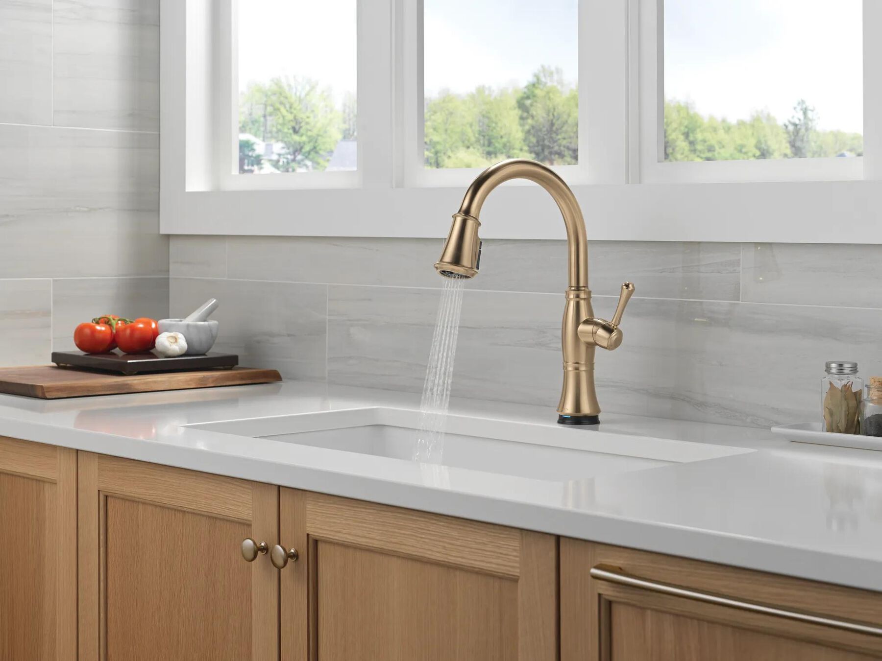 Touch<sub>2</sub>O&reg; Technology Kitchen Faucet with Touchless Technology