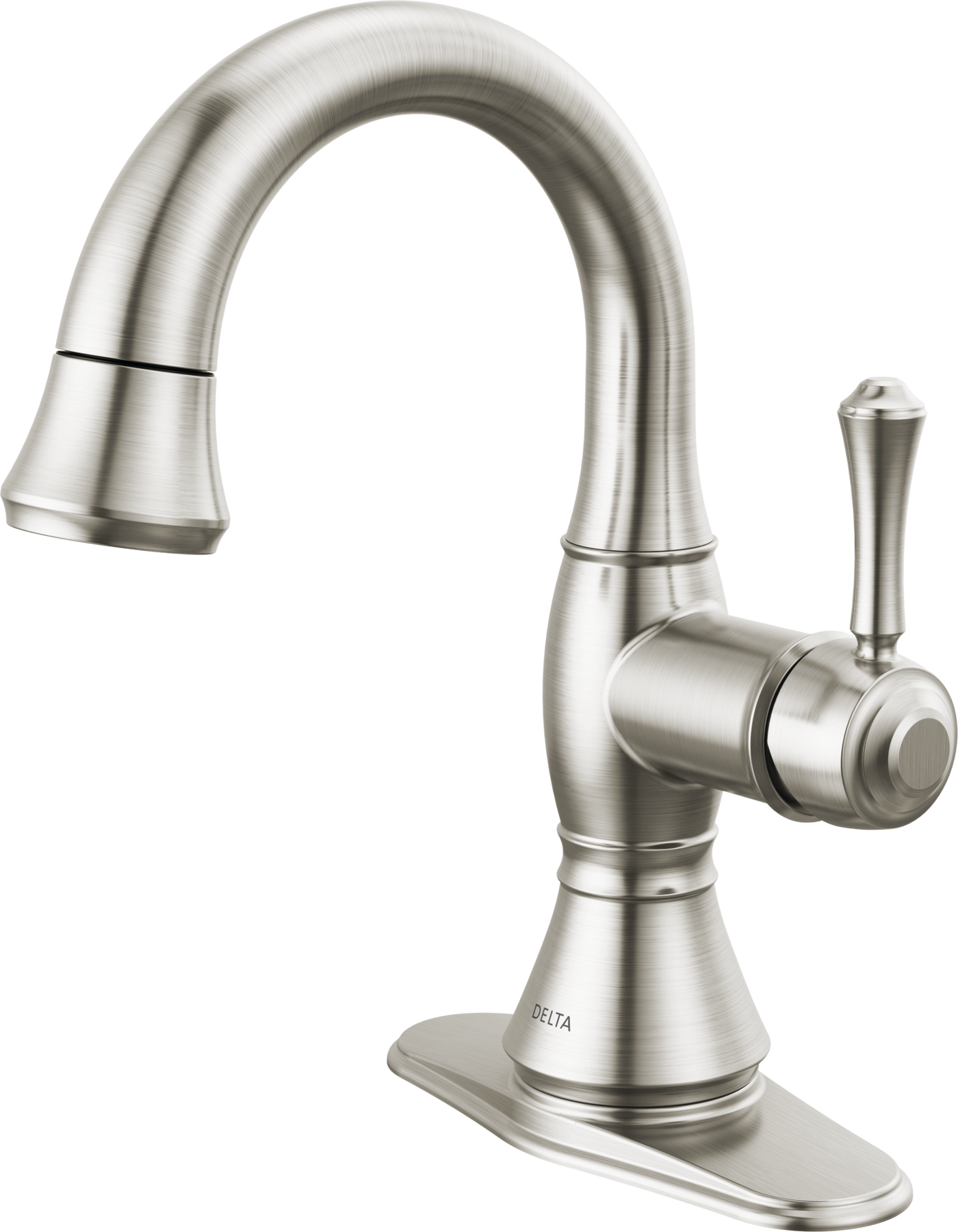 Single Handle Pull Down Bathroom Faucet