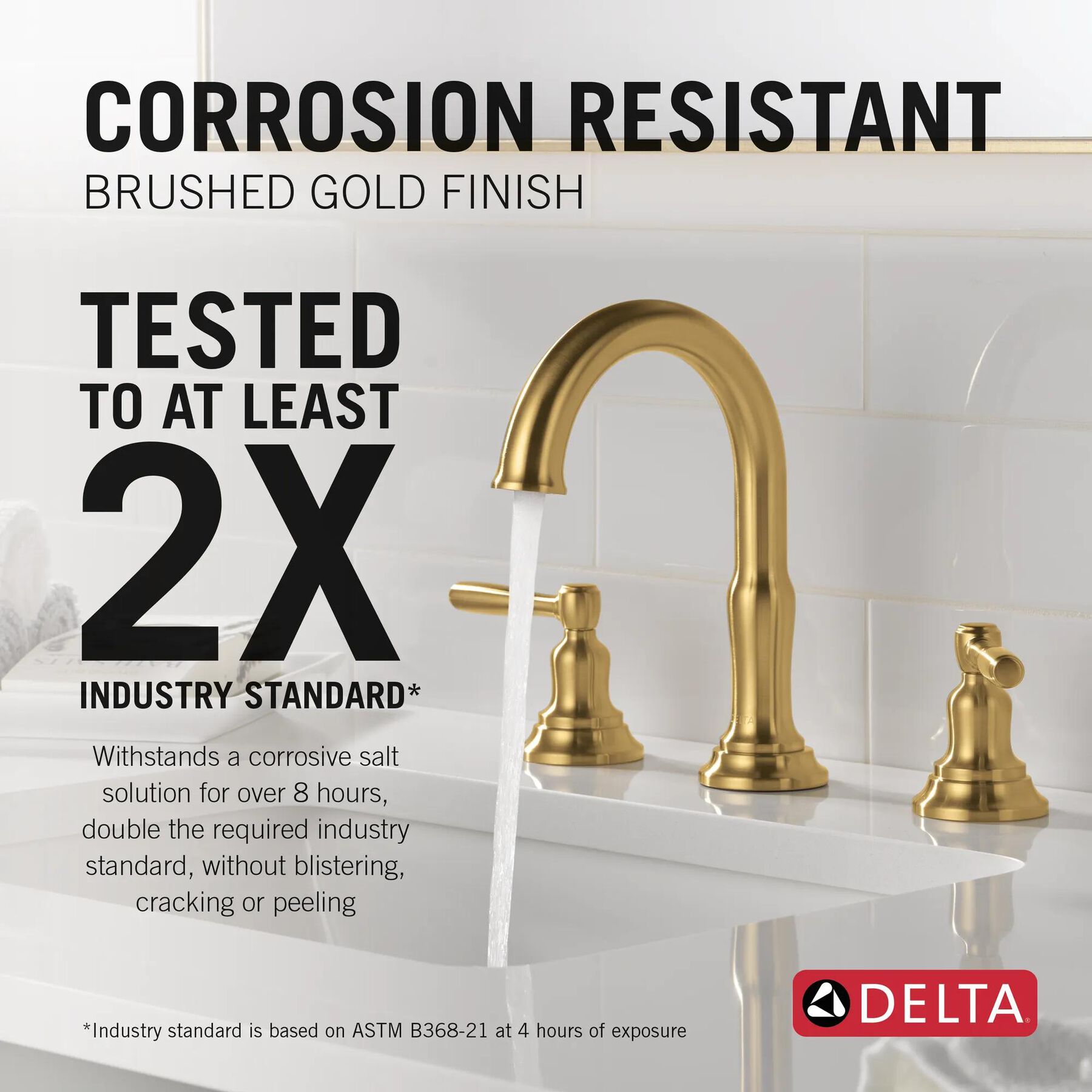 Two Handle Widespread Bathroom Faucet