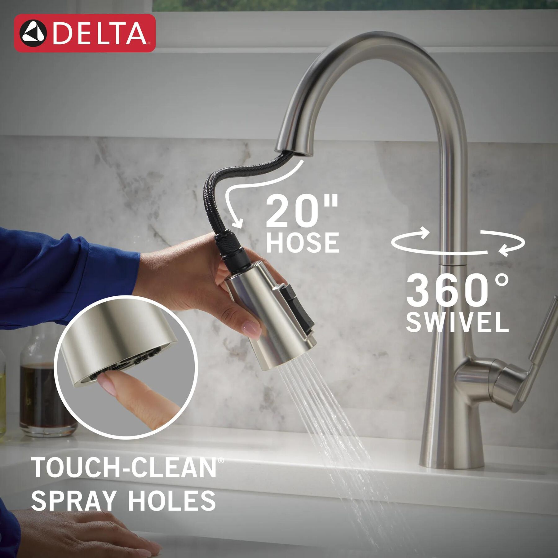 Pull-Down Kitchen Faucet (Recertified)