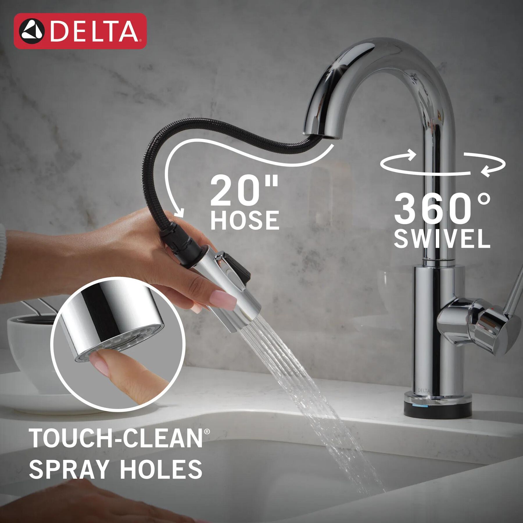 Touch2O Pull-Down Prep Faucet (Recertified)