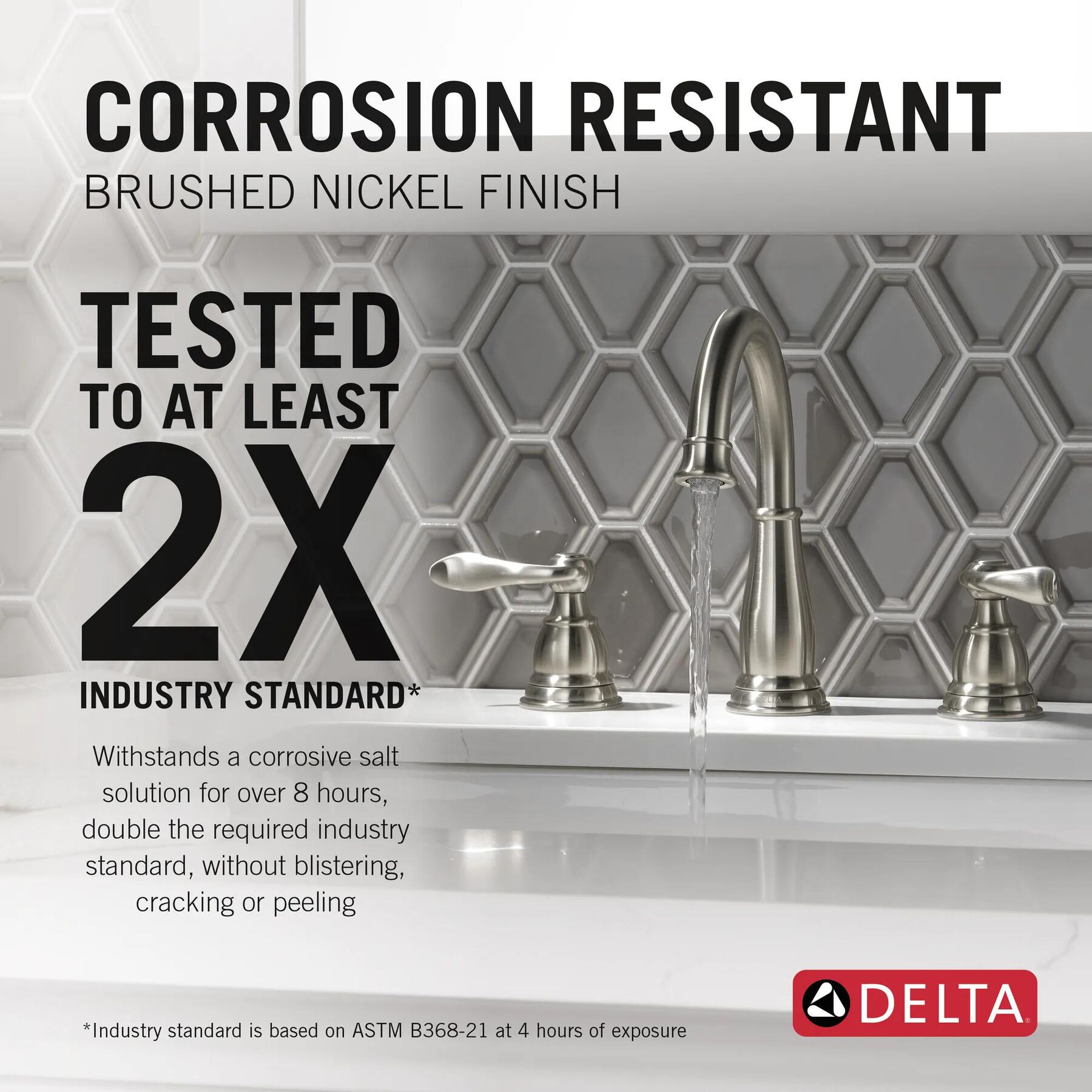 Two Handle Widespread Bathroom Faucet