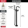 Floor Mount Tub Filler