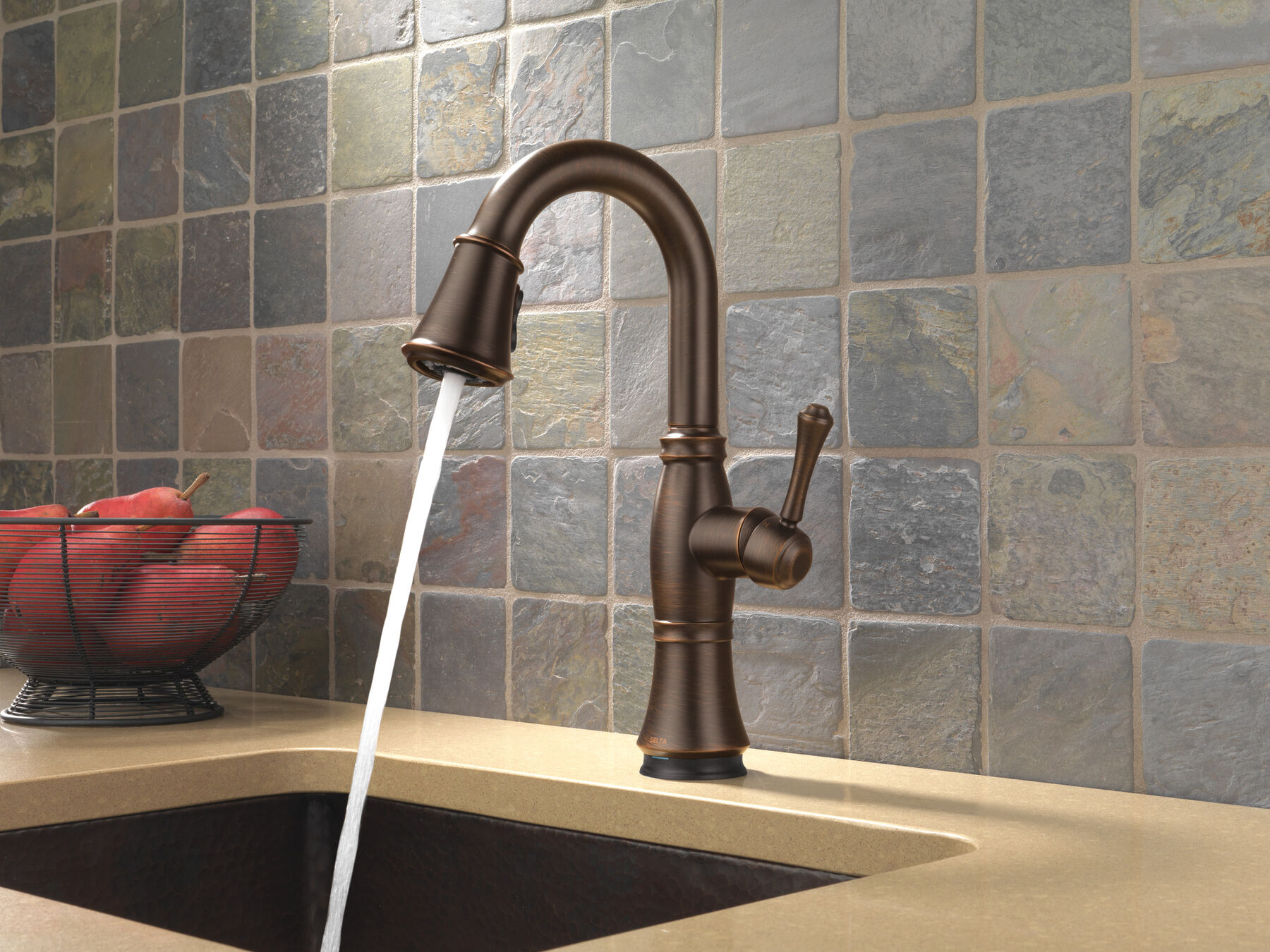 Single Handle Pull-Down Bar / Prep Faucet with Touch<sub>2</sub>O&reg; Technology