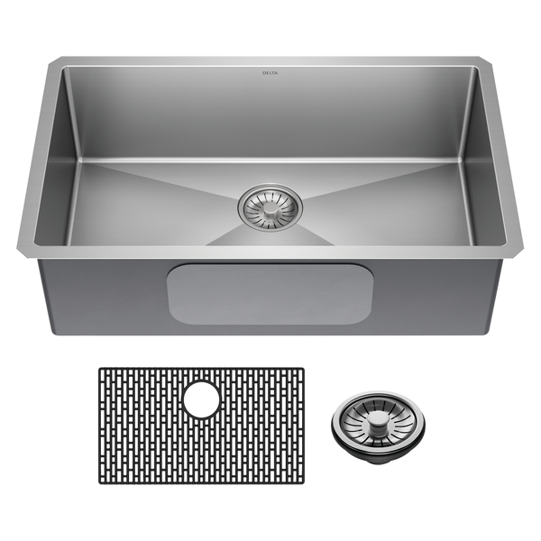 30&rdquo; Undermount Stainless Steel Single Bowl Kitchen Sink&nbsp;with Accessories