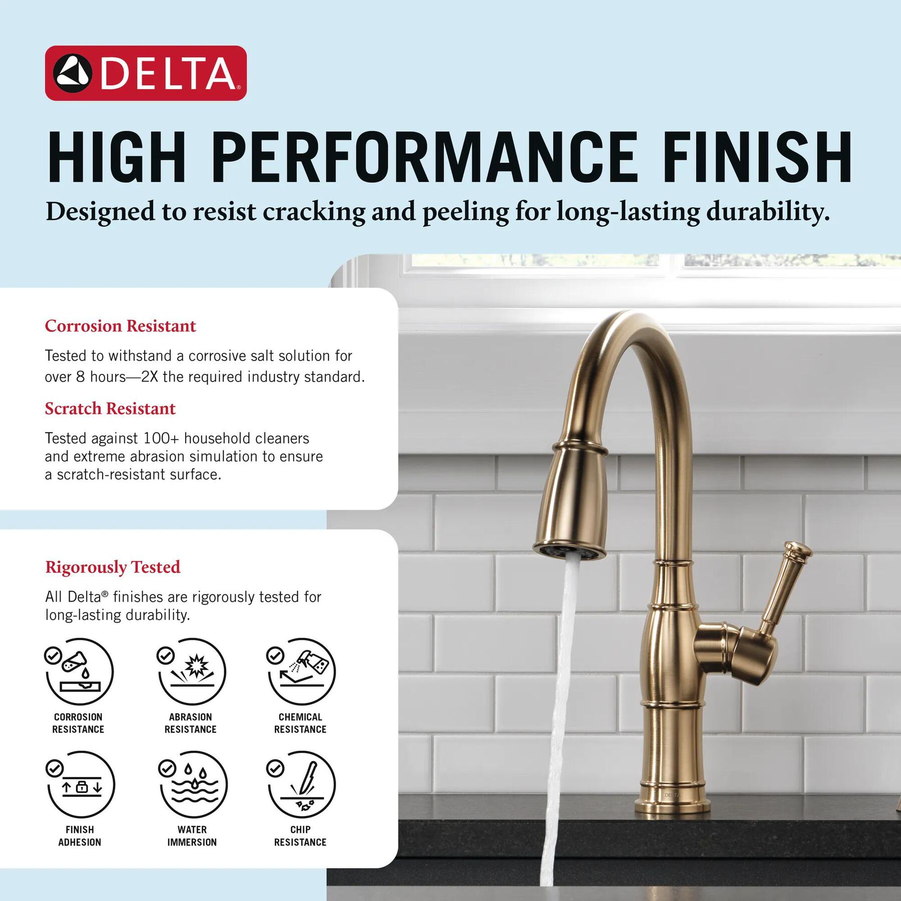 Single Handle Pull-Down Kitchen Faucet with Soap Dispenser and ShieldSpray&reg; Technology