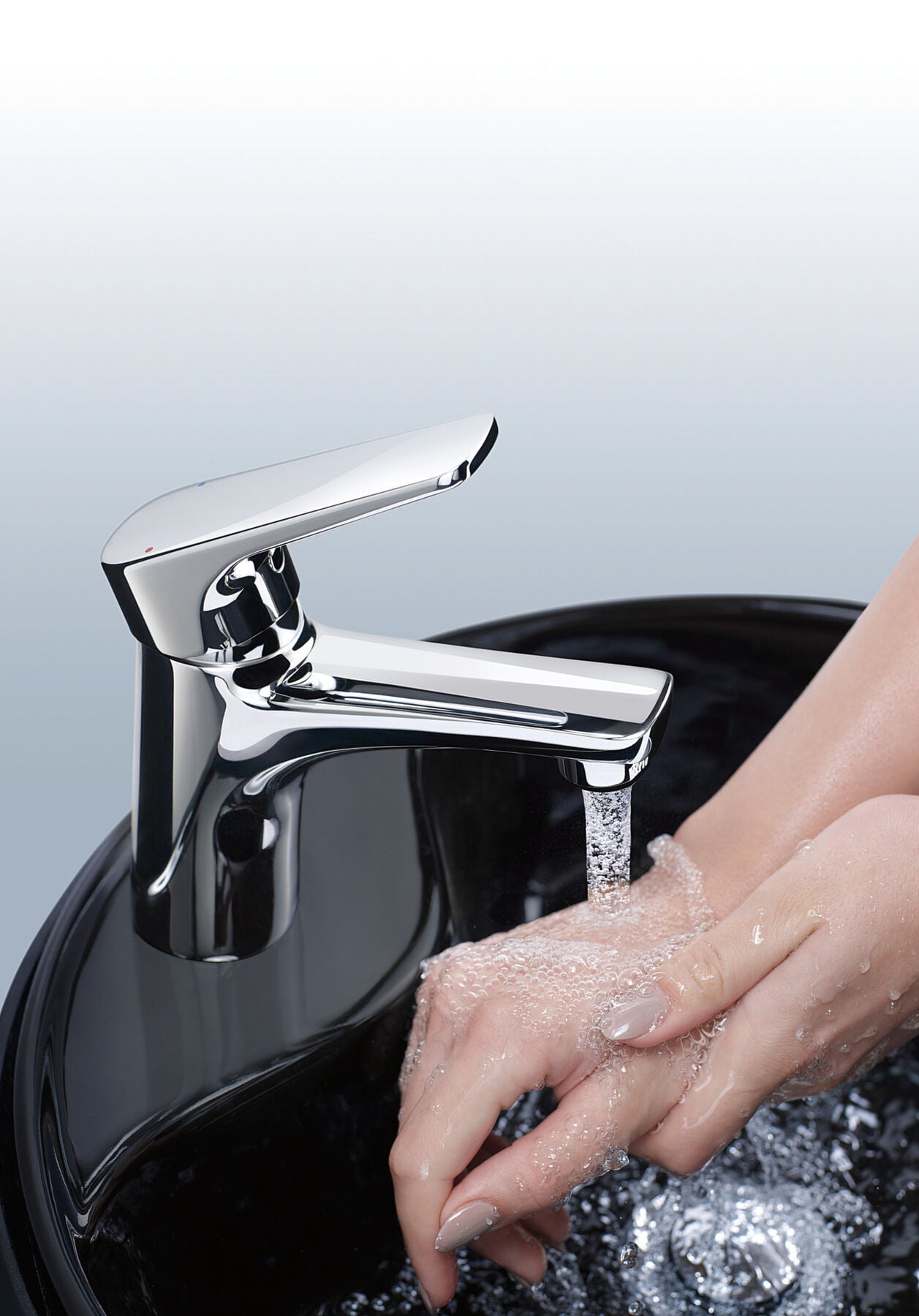 Single Handle Bathroom Faucet - Less Pop-Up