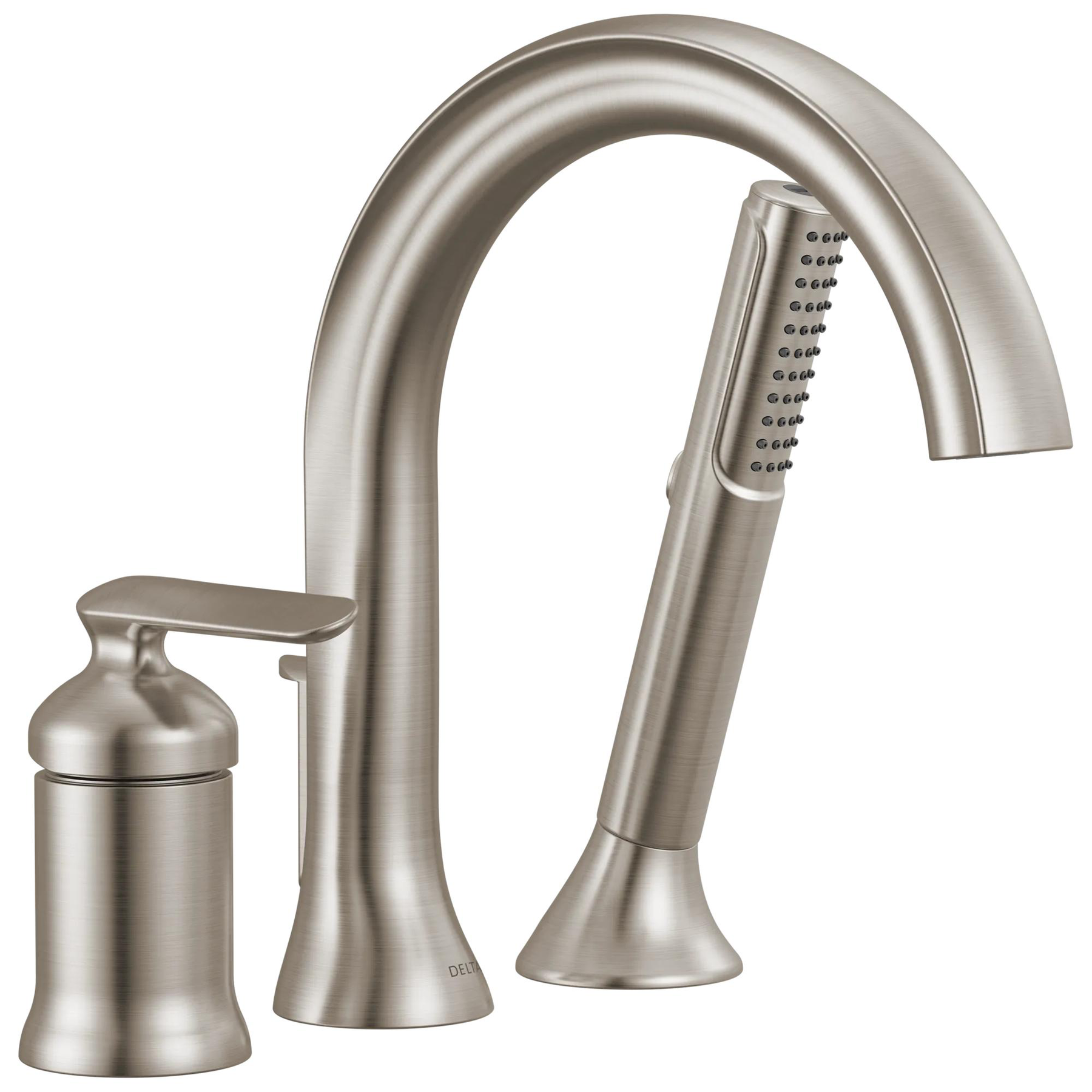 Three Hole Roman Tub Trim with Hand Shower