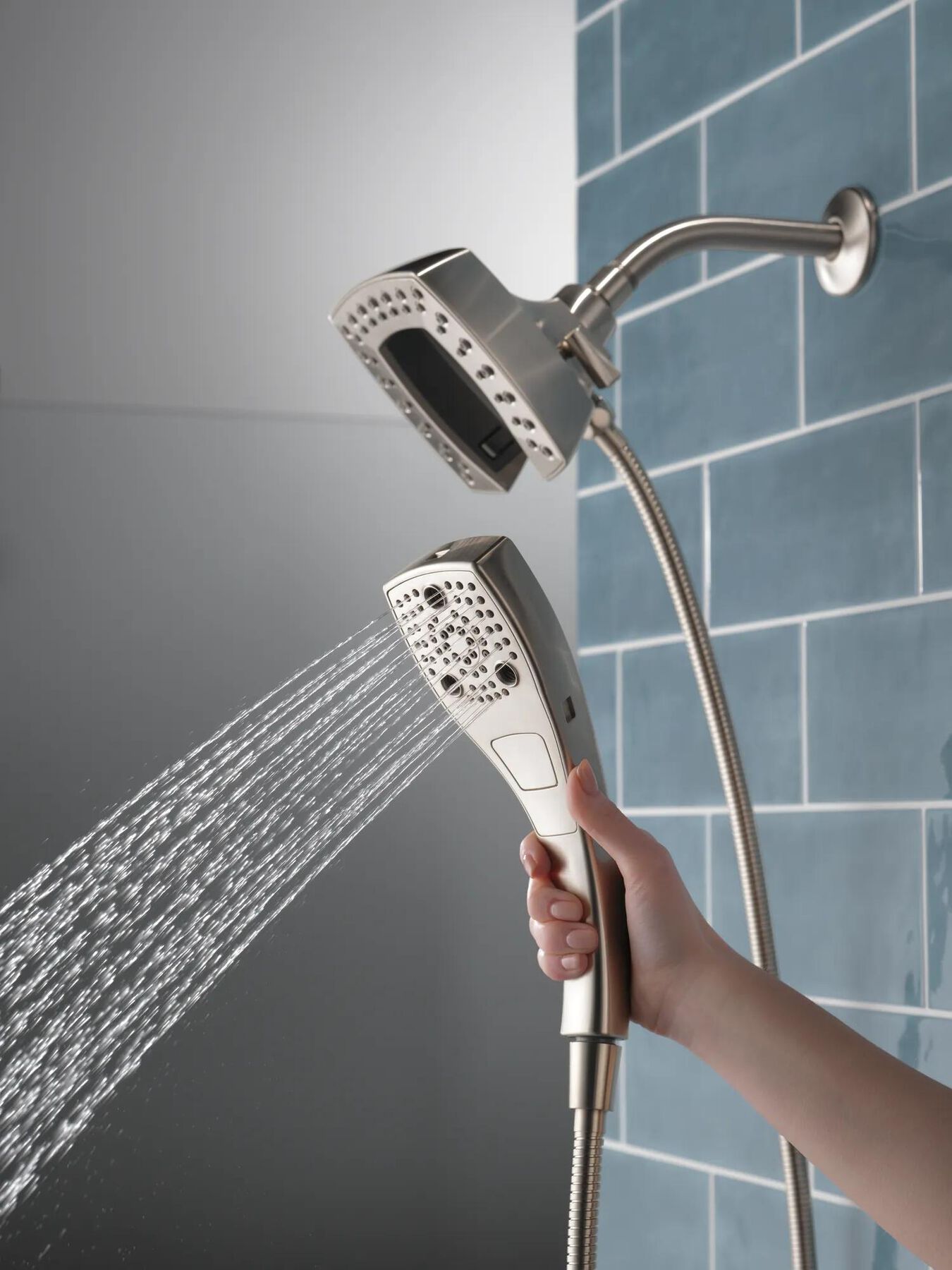 H<sub>2</sub>Okinetic&reg; In2ition&reg; 5-Setting Two-in-One Shower (Recertified)