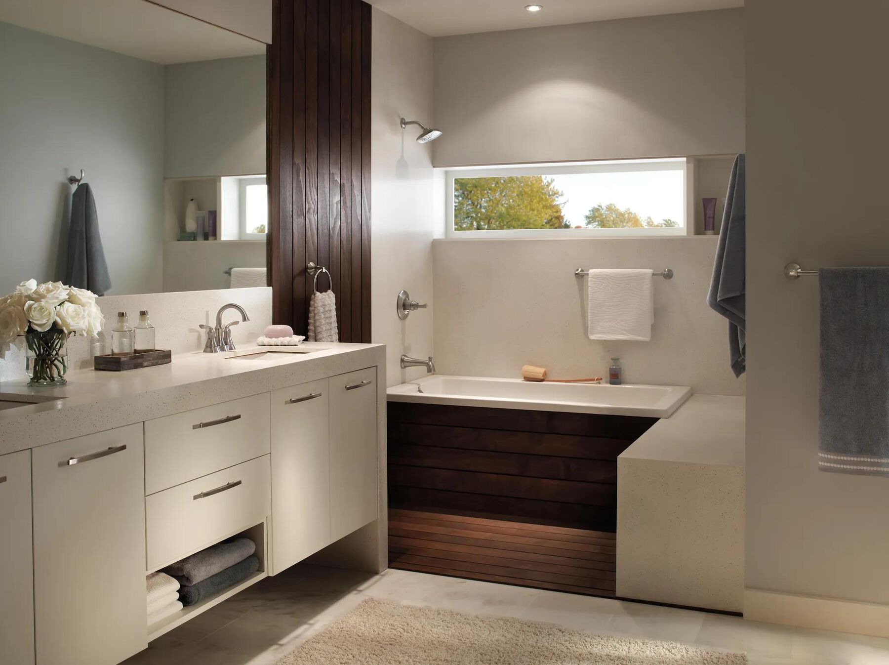 Two Handle Centerset Bathroom Faucet