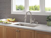Single Handle Pull-Down Kitchen Faucet with Soap Dispenser and ShieldSpray&reg; Technology