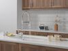 Single Handle Pull-Down Kitchen Faucet With Spring Spout