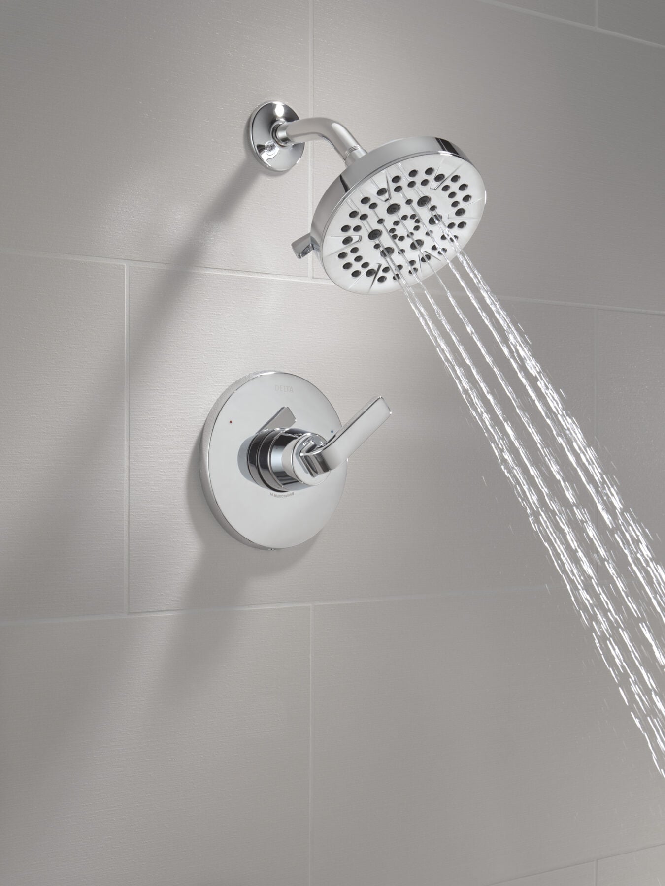 Widespread Lavatory Faucet with 14 Series Shower Trim and Bathroom Accessories Bundle