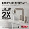 Two Handle Centerset Pull-Down Bathroom Faucet