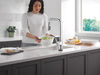 Touch2O&reg; with Touchless Technology Single Handle Pull-Down Kitchen Faucet