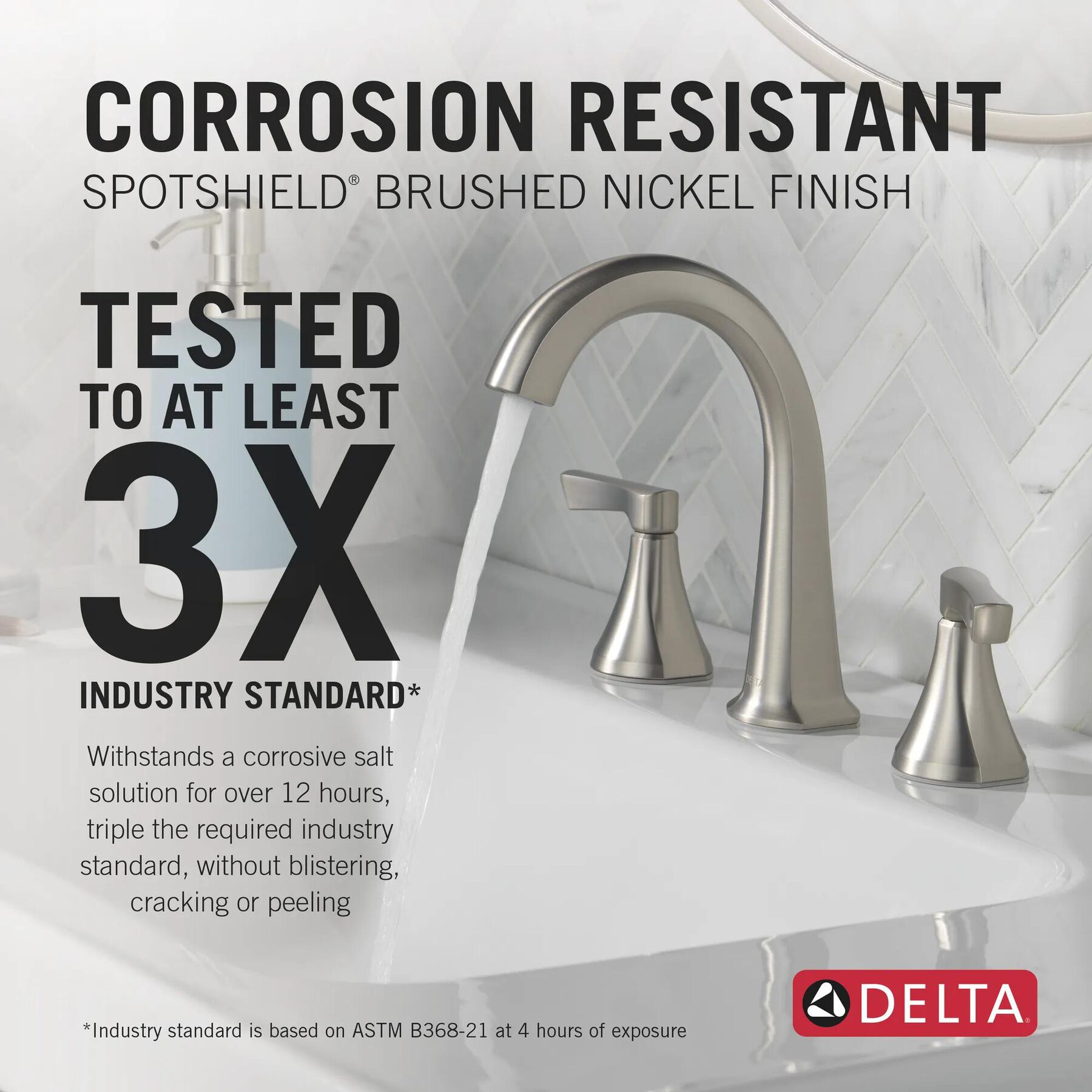 Two Handle Widespread Bathroom Faucet (Recertified)