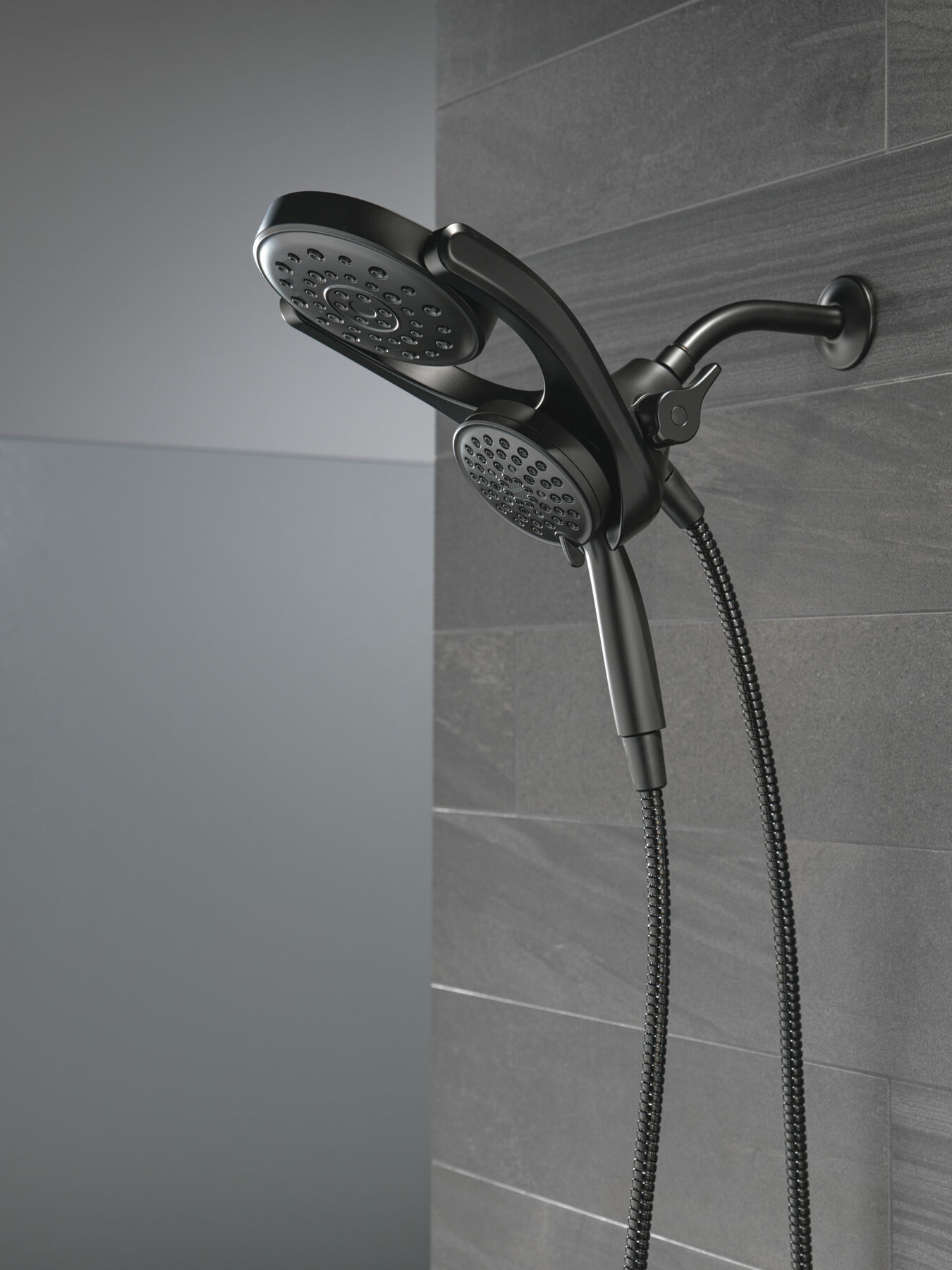 HydroRain&reg; 4-Setting Two-in-One Shower Head