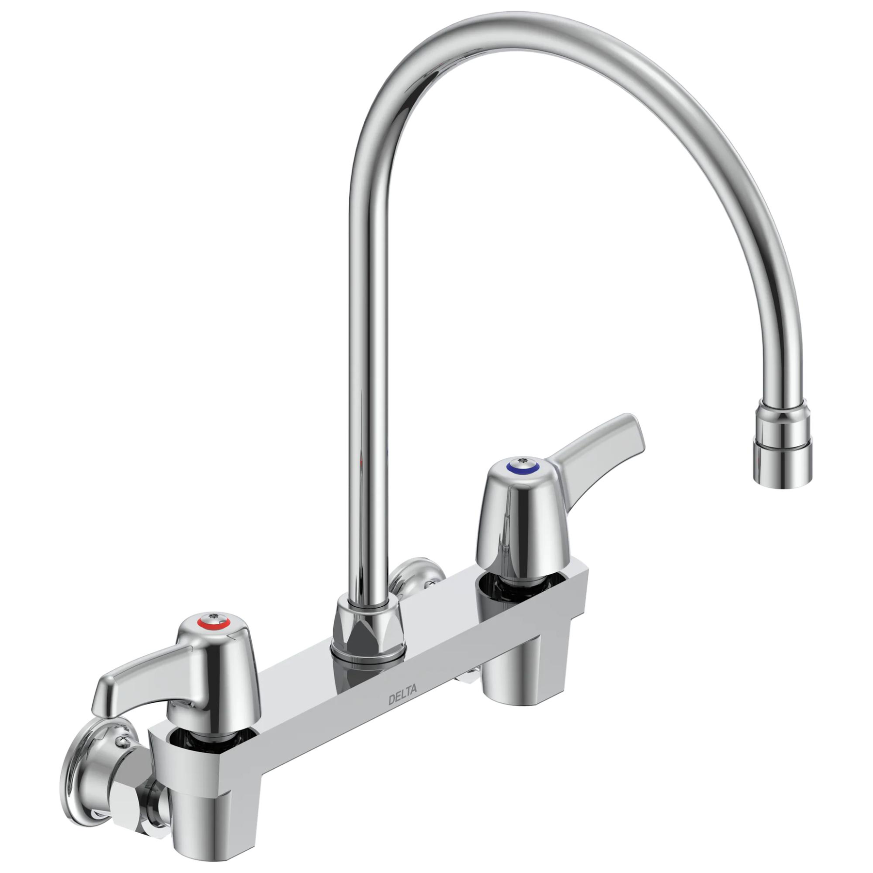 Two Handle 8 In Wallmount Service Sink Faucet