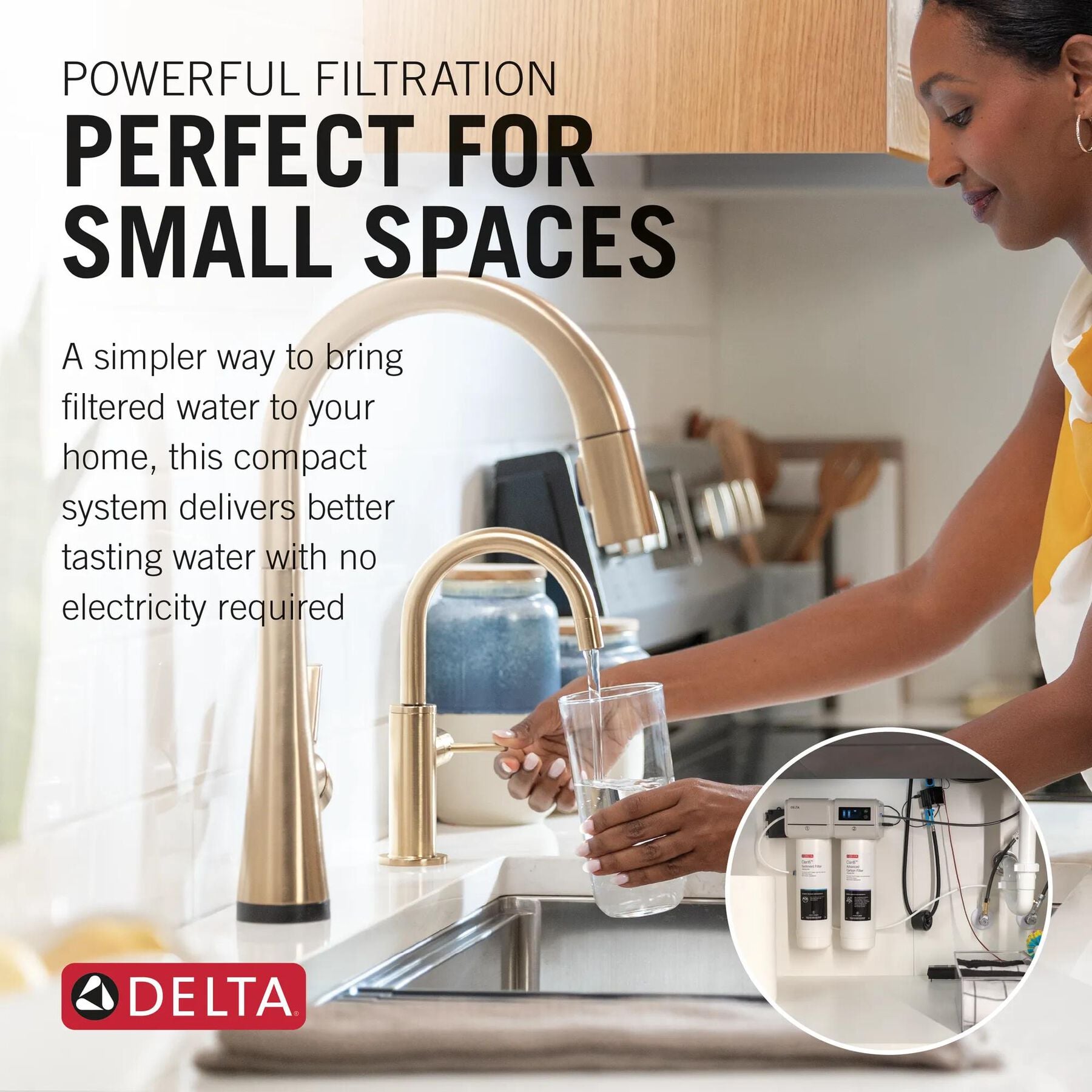 2-Stage Water Filtration System with Beverage Faucet Bundle