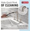Two Handle Widespread Pull-Down Bathroom Faucet