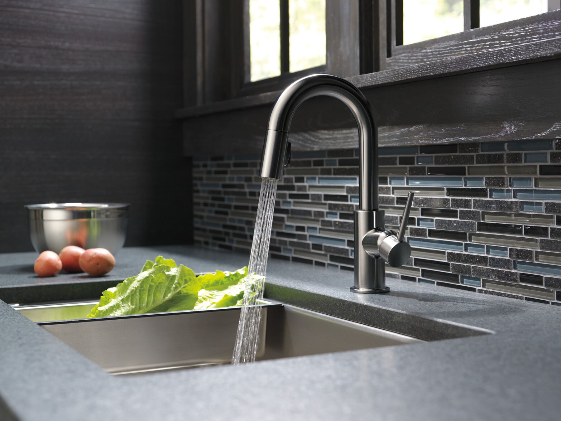 Single Handle Pull-Down Bar/Prep Faucet