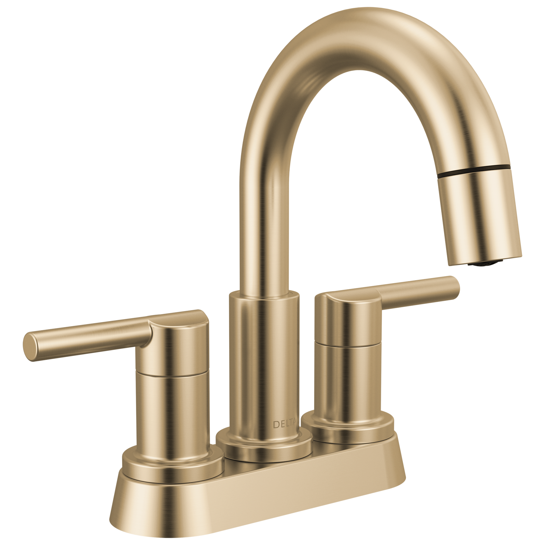 Two Handle Centerset Pull-Down Bathroom Faucet